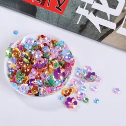 10g/Lot Mix Colors Multi Size 3D Plum Flower Loose Sequins Sewing Craft/Embellishment Findings,Women Garments Sewing Accessories