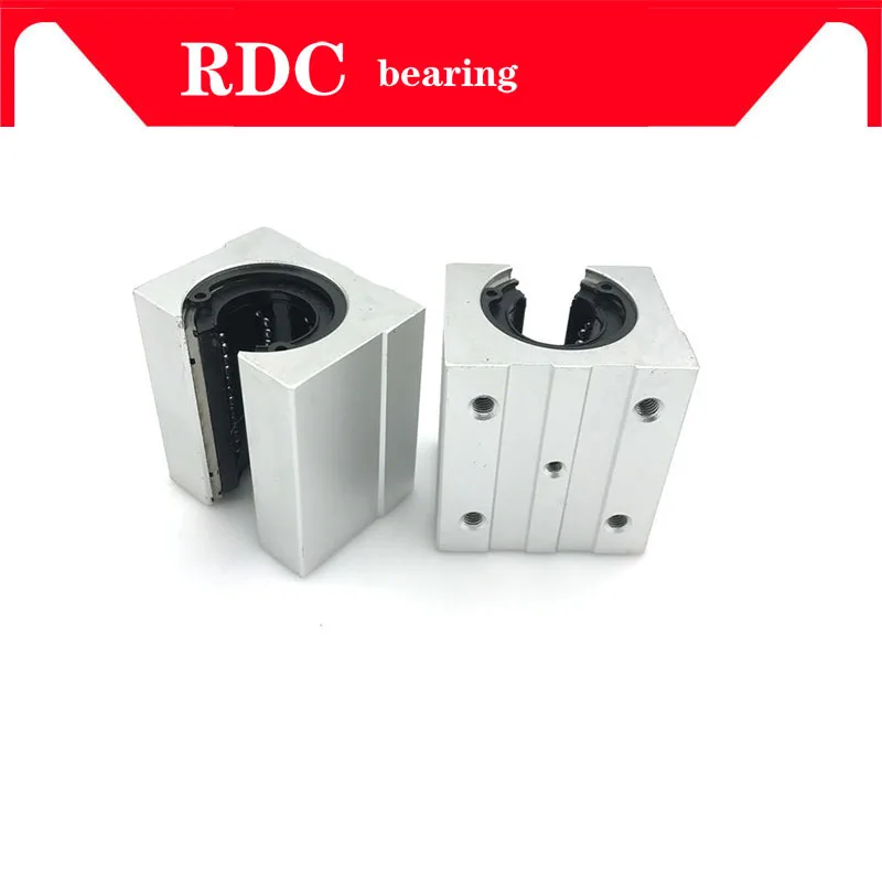 2 pcs SBR25UU SBR25 Linear Bearing 25mm Open Linear Bearing Slide block 25mm CNC parts linear slide for 25mm linear guide SBR25