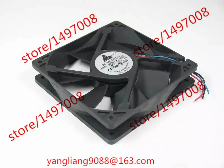 

Delta Electronics AFB1224SH F00 DC 24V 0.42A 120x120x25mm Server Cooling Fan