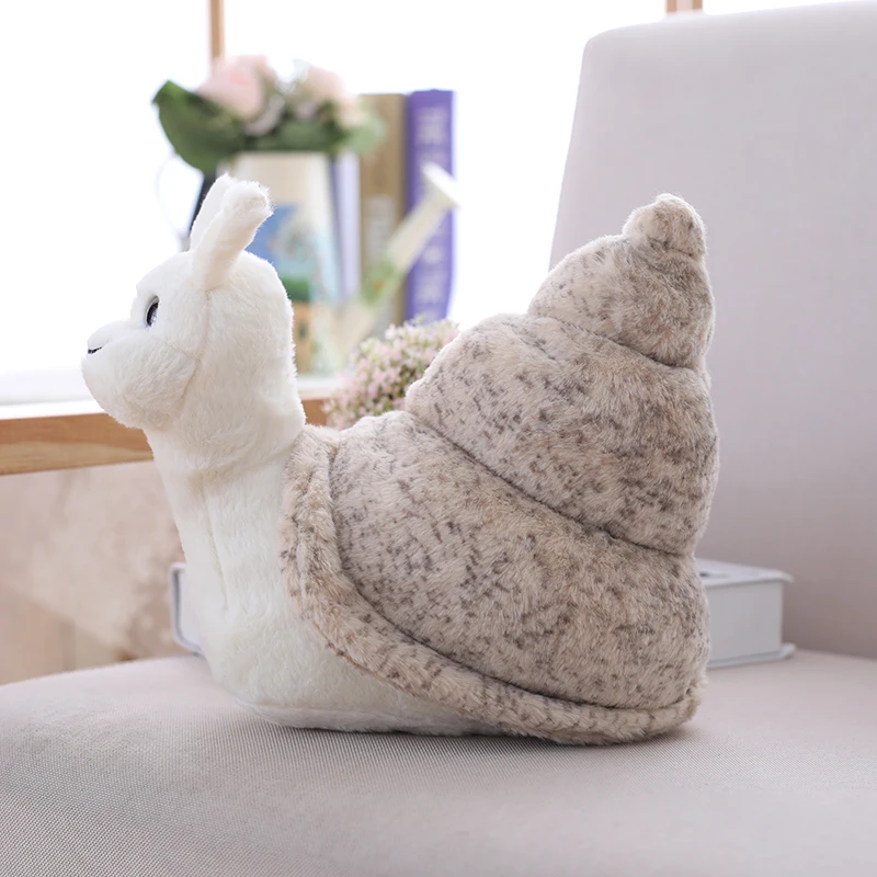 Snail Conch Toy Stuffed Plush Animal Soft Doll Lifelike Plush Insect Snail Toy Baby Kids Toy Birthday Gift for Children