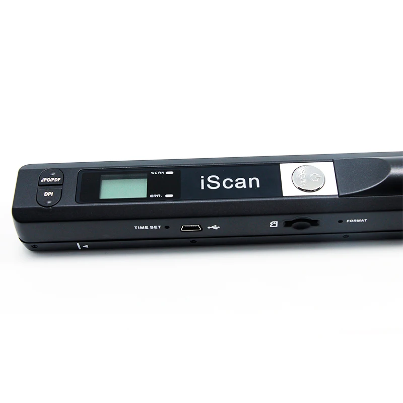 ISCAN 01 Portable Scanner HD High Speed Color A4 Document Photo Handheld Scanner Mini Pocket Color Scanner , A4 HD Scanner