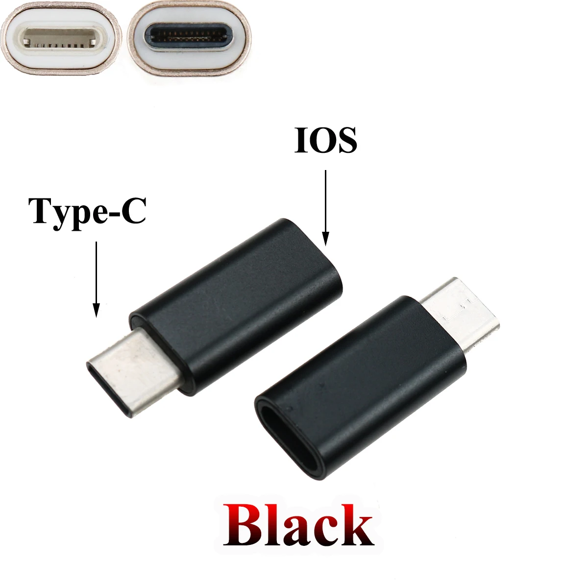 YuXi For iPhone Female to Type C Male Adapter to Micro USB Cable Converter charging Type-C To ios Converter Connector USB-C