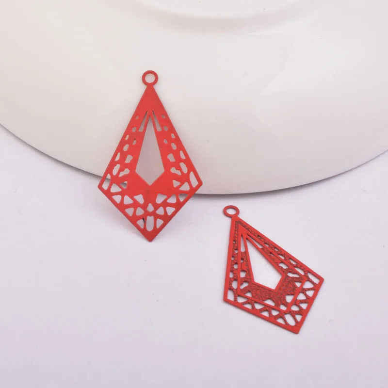 50 Stück AB778 19*32mm Unregelmäßige Charms-Verbinder Passend für DIY-Armbänder, -Halsketten und Schmuckzubehör – Detail 11