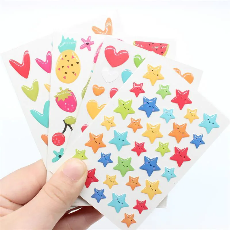 YPP CRAFT Cartoon Sugar Sprinkles Self- adhesive Enamel Dots Resin Sticker for Scrapbooking/ DIY Crafts/ Card Making Decoration