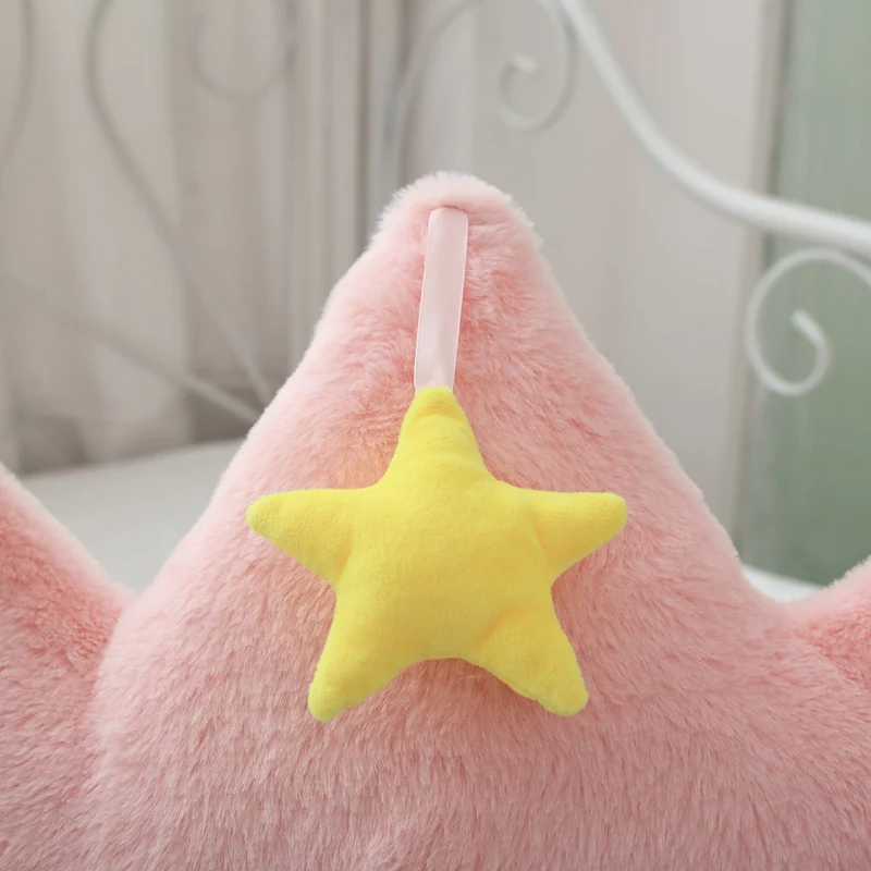 Lovely Sky Series Pillow Crown Moon Star Heart Plush Toys Soft Pillow Sofa Cushion Bed Decoration Lovely Birthday Gift For Girl