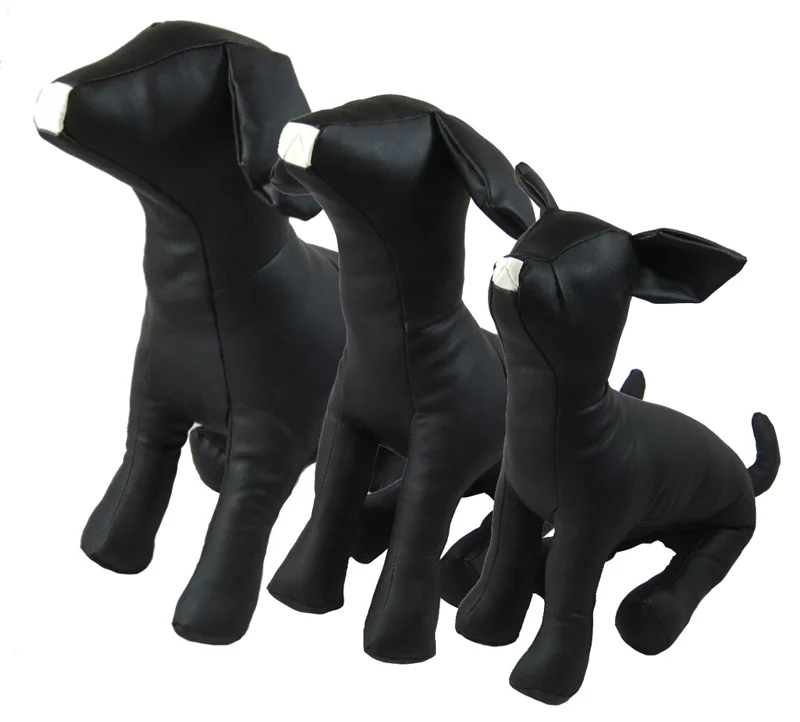 PVC Leather Dog Mannequins, Cute Pet Torsos Models, Clothing Stand, S, M, L, DMLS-001D, New