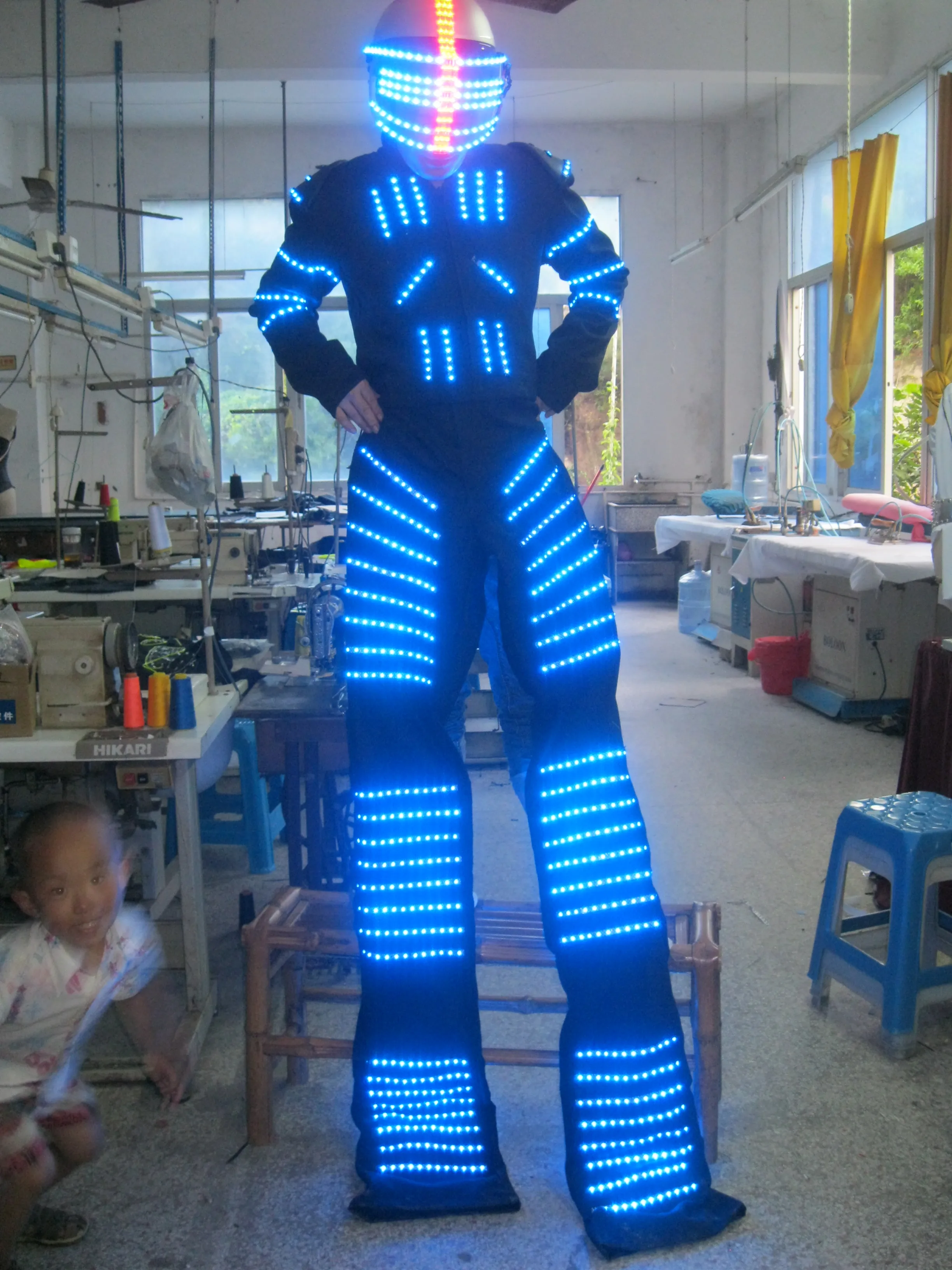 LED Robot / LED Costume / David Guetta robot suit / LED robot suit /  Robot clothes