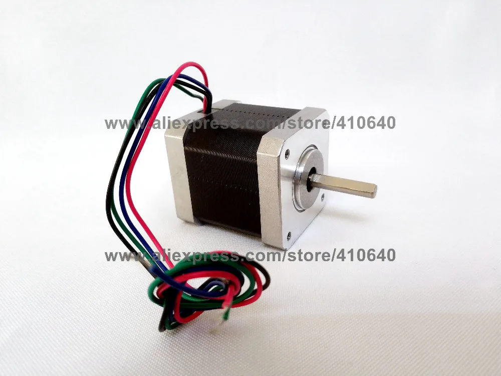 Nema17 스테퍼 모터 17HS8401 L48 mm1.8deg 1.7 A 52N.cm 3D 프린터 또는 3D 로봇 용 4 와이어 스텝 모터, 공장 배송 1 개
