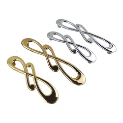 Modern Art Gold Chrome Furniture Handle Kitchen Cabinets Drawer Wardrobe Cupboard Pull Door Knob Dressing Table Shoebox Handles