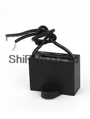 AC 450V 4uF 5% 2-Wire Leads Air Condition Motor Running Capacitor CBB61