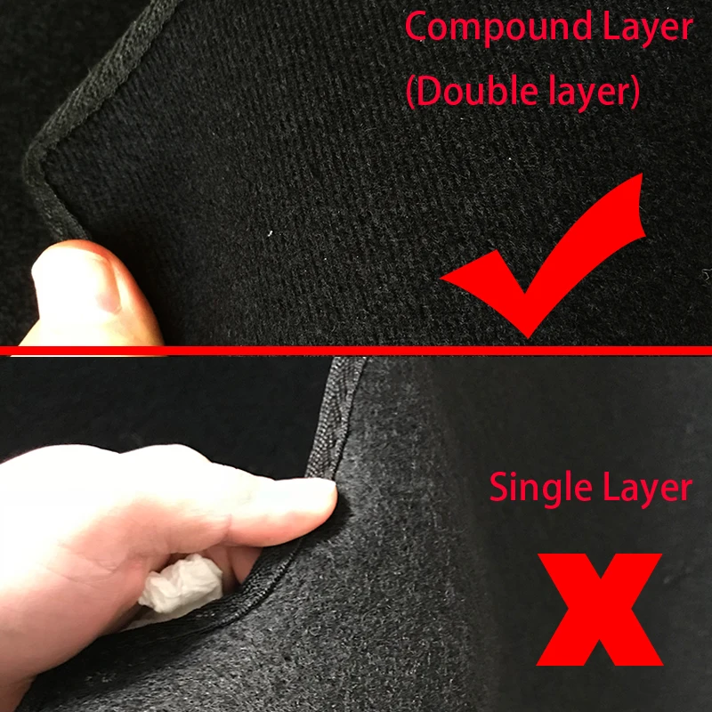 طبقة مزدوجة ملصقات السيارات لهوندا أكورد 2008 2009 2010 2011-2013 غطاء لوحة القيادة اكسسوارات السيارات الداخلية المضادة للأشعة فوق البنفسجية سيارة الشارات