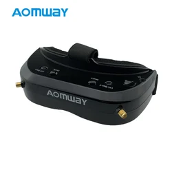 2019 nuovi occhiali Commander Aomway V1S 2D 3D 64CH 5.8G FPV supporto per cuffie Video HDMI 720p DVR Headtracker invece V1 v2