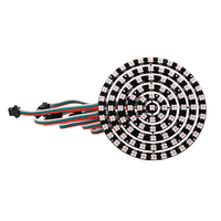5v ws2812b 5050 RGB sk6812 LED Ring Lamp Light,module strip 1/8/12/16/24/32/241 LED/ring with Integrated Drivers for Arduino