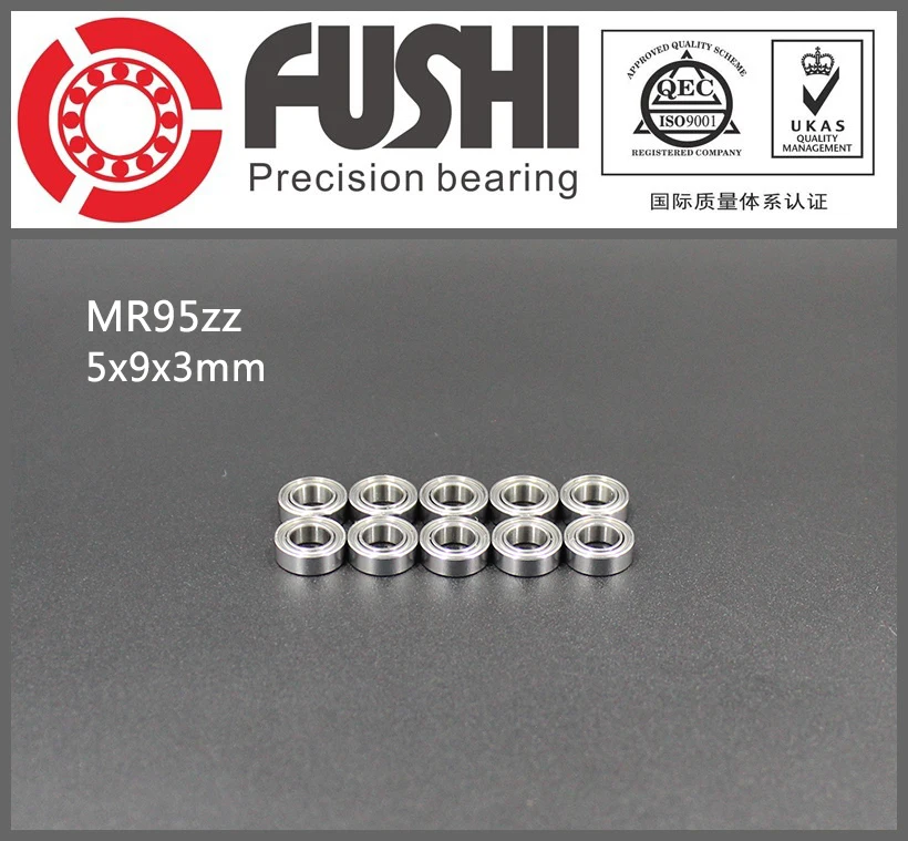 

MR95ZZ ABEC-1 (100PCS) Miniature Ball Bearings 5X9X3mm L-950ZZ