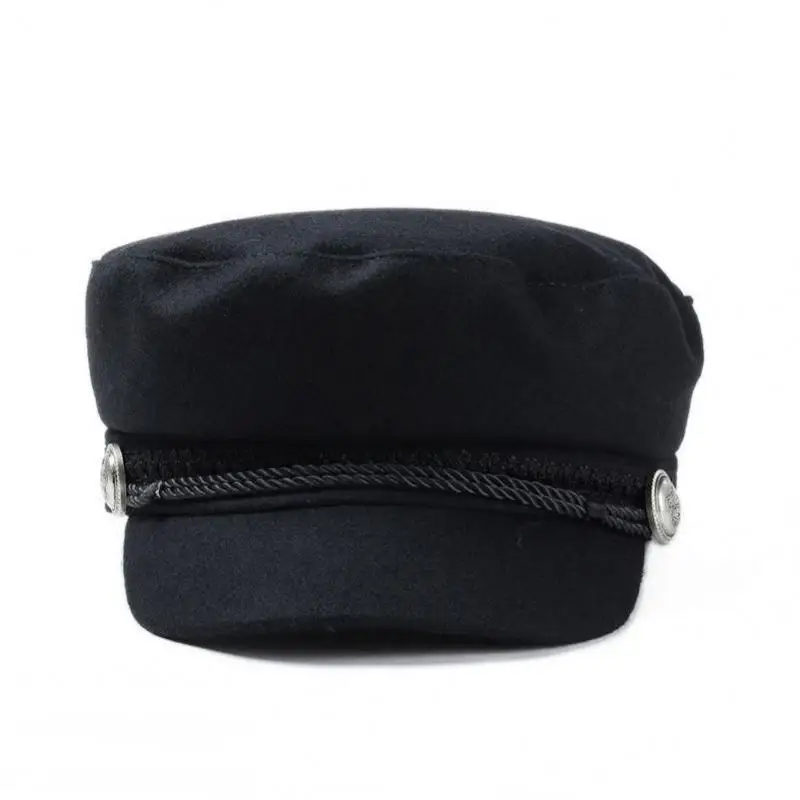 COKK Winter Hats For Women Winter Cap Wool Hat Female Button Baseball Cap Sun Visor Hat Gorras Casquette Black Fall Boina Bone