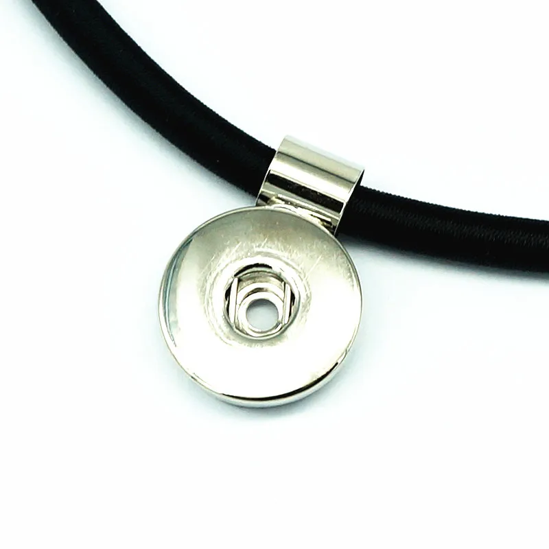 New DJ0096 Beauty colorful rope Snap necklace collars 45cm Magnet buckle fit DIY 18MM snap buttons jewlery