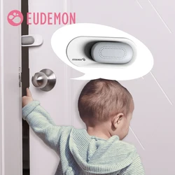 EUDEMON-Protector de pellizco de dedo para bebé, Tope de puerta de seguridad para bebé, cuidado de los niños, seguridad para mascotas, fácil de salir