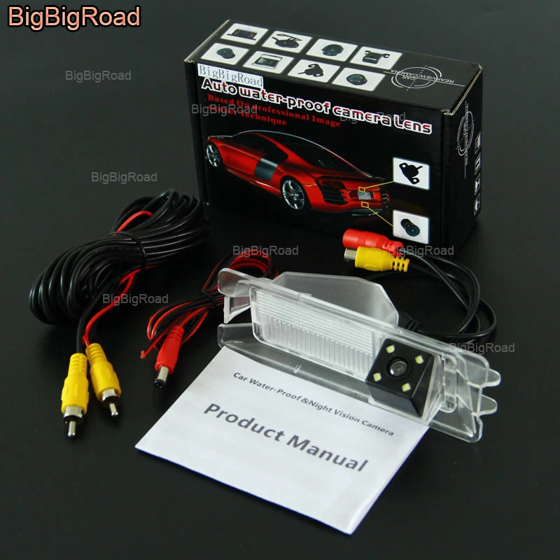 

BigBigRoad Car Intelligent Dynamic Track Rear View Reversing Camera For Nissan Micra K12 K13 / March 2011 2012 2013 2014 2015