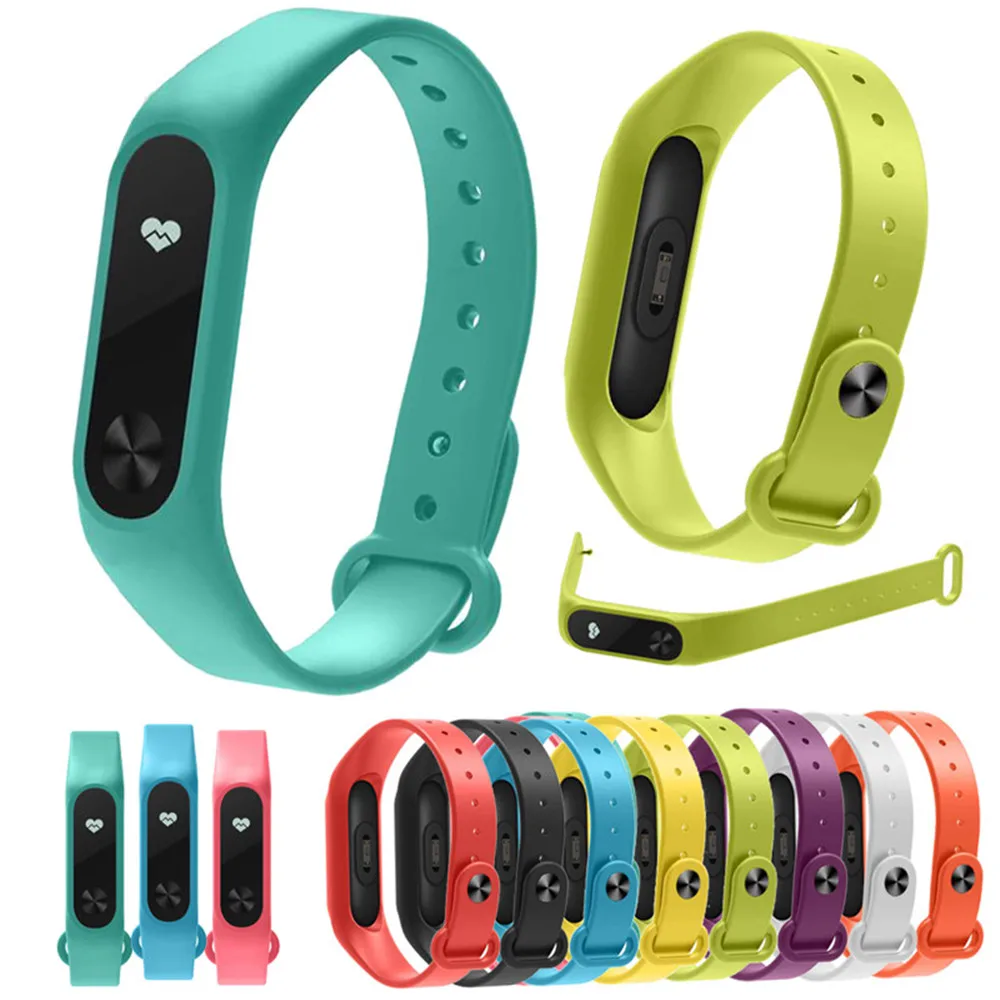 Bracelet for xiaomi mi band 2 Strap Silicone Strap mi band 2 Bracelet Wristbands Band wrist Strap for xiaomi mi band2 smartwatch