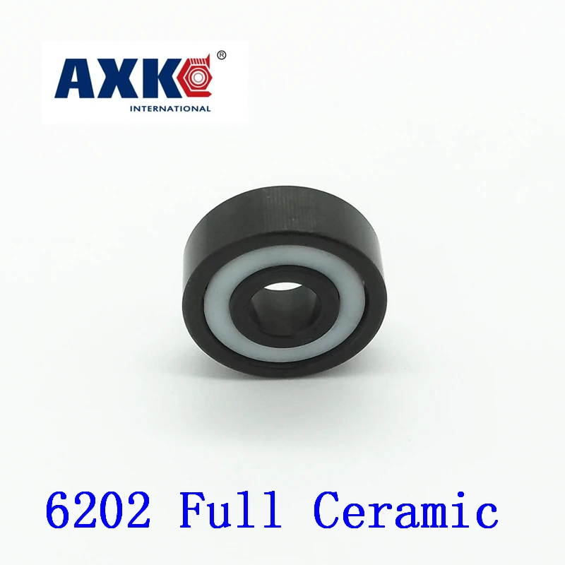 2023 Sale Rodamientos Axk 6202 Full Ceramic Bearing ( 1 Pc ) 15*35*9 Mm Si3n4 Material 6202ce All Silicon Nitride Ball Bearings