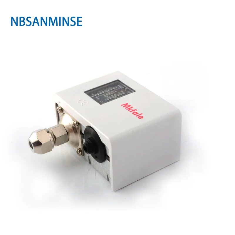 

NBSANMINSE PC55 Pressure Switch G1/4 NPT1/4 DC24V AC110V 220V For Refrigeration System Available In Air Water Fluid Stable