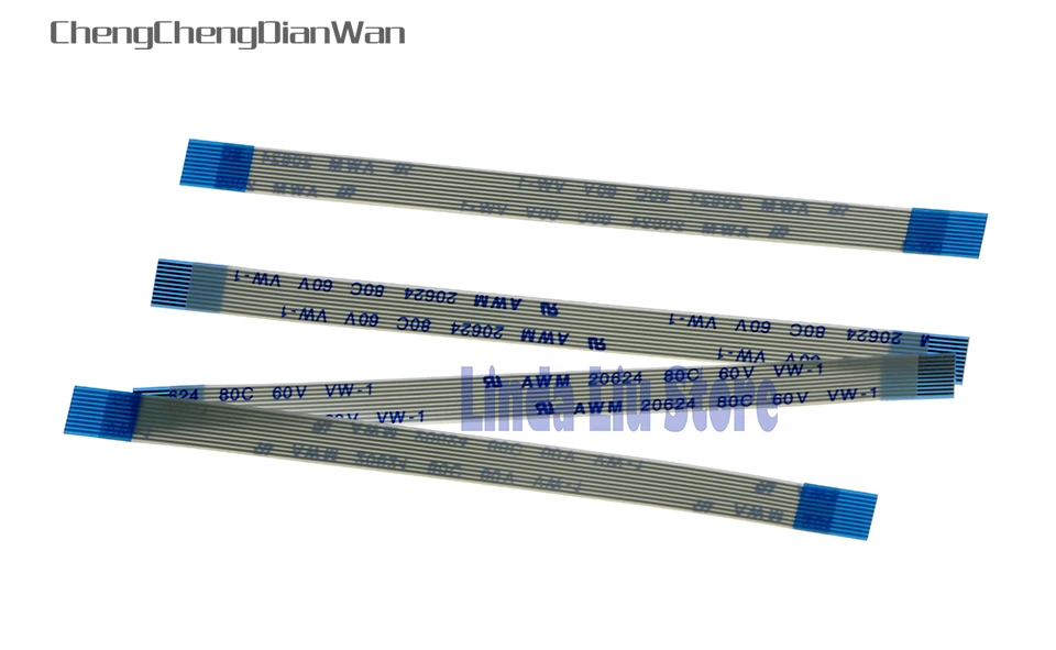 ChengChengDianWan 20 pçs/lote cabo flexível de alimentação de carga para PS3 slim 2500 interruptor liga/desliga cabo de fita de redefinição de 10 pinos