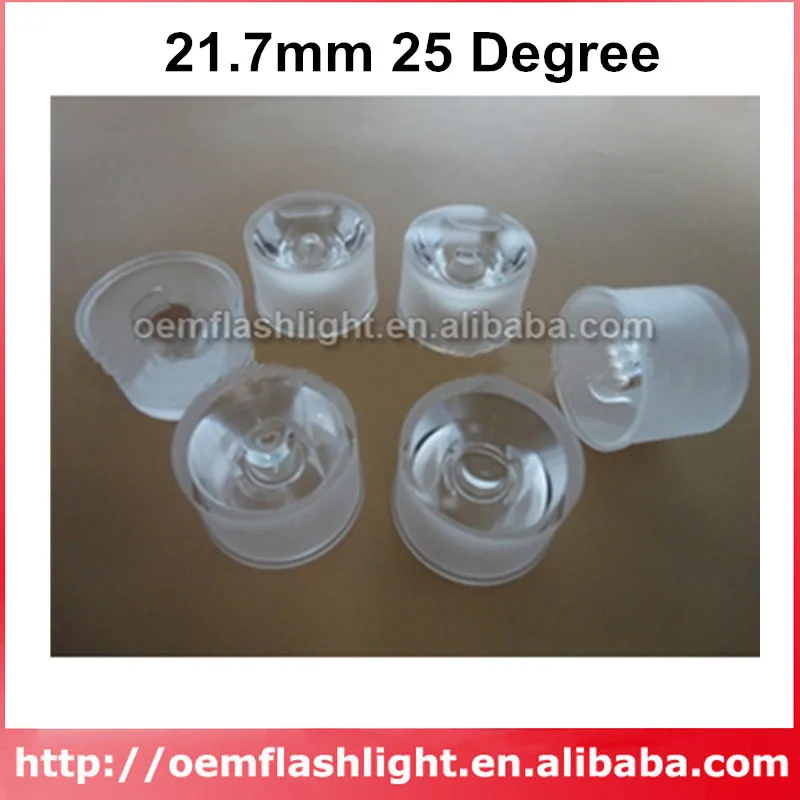 21.7mm 25 Degree Waterproof LED Lens - 1pc