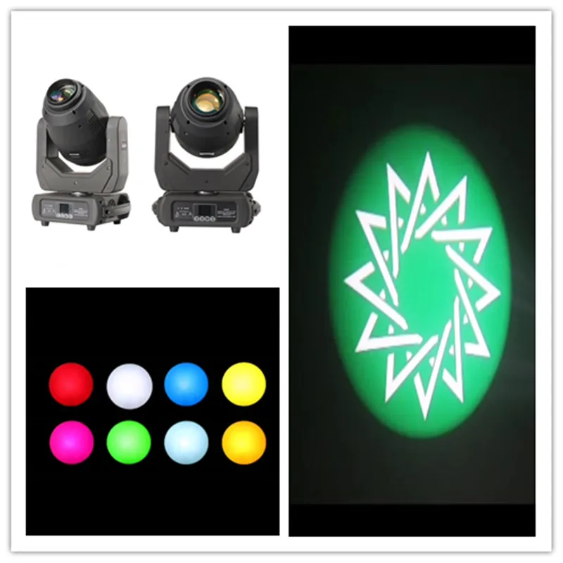 4 pcs 8-facet Prism moving head spot multi color led spot 250w led moving head spot 250 watts moving head gobo projector