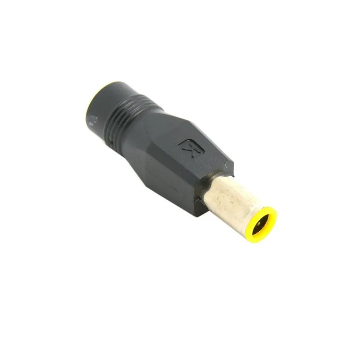 7.9 5.4mm DC Male 7.9 * 5.4 mm  to 5.5 * 2.1 mm 5.5 2.1mm DC Female Power Plug for Lenovo IBM Laptop Adapter