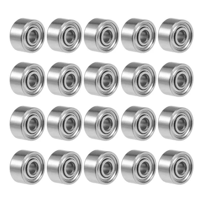 692ZZ Deep Groove Ball Bearing 2x6x3mm Double Shielded Bearing Steel Bearings 20-Pack