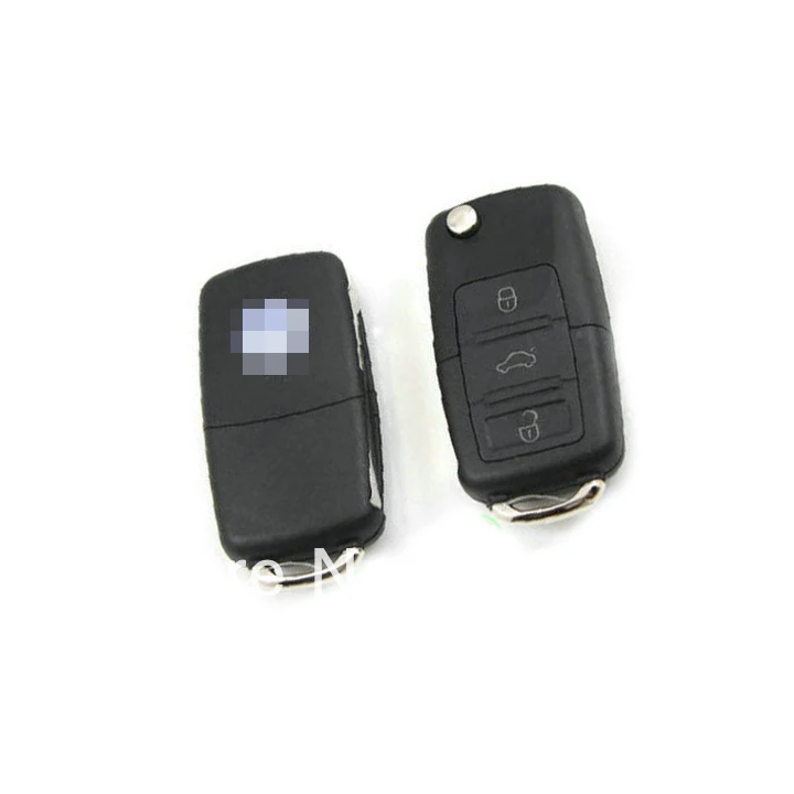 Gold Plated Chrome Remote Key Protection Case for VW Golf Jetta Polo Passat