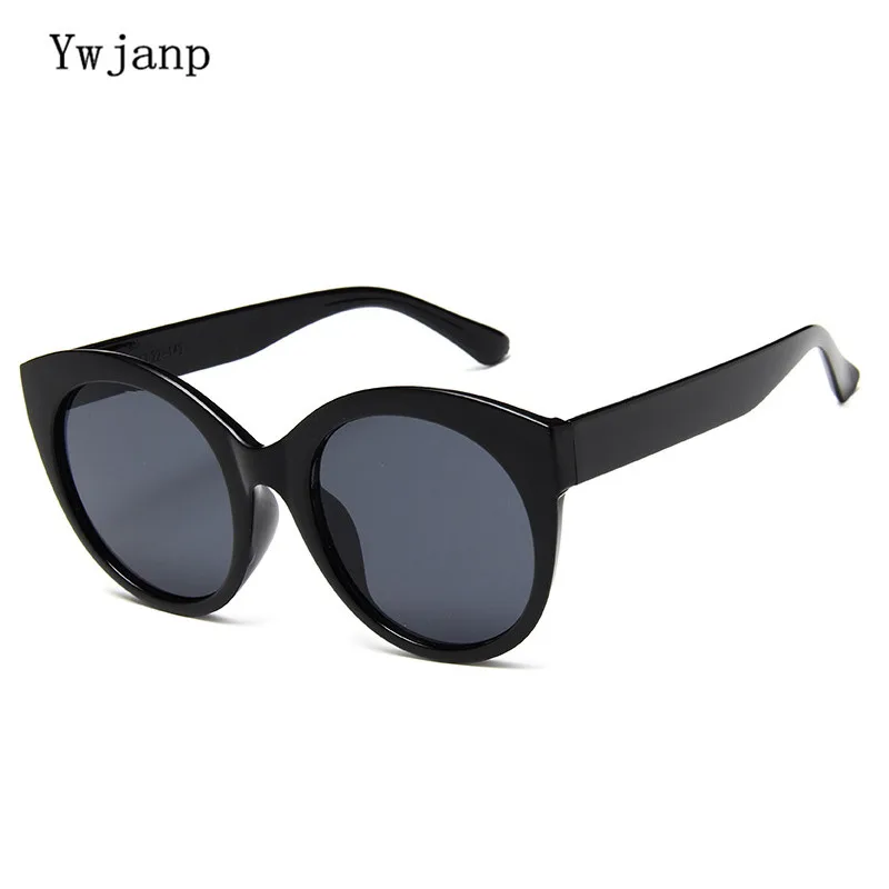 Ywjanp 2023 Retro Round Sunglasses Women Brand Design Mirrored Glasses Tourist gathering glasses Stylish and transparent Goggle