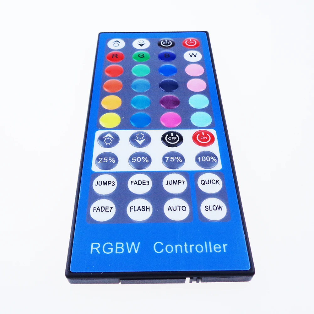 DC12 - 24V 2A*4 Channel 40Key RGBW Led Controller Dimmer IR Remote Control For 5050 3528 RGB RGBW Led Flexible Strip Lamp