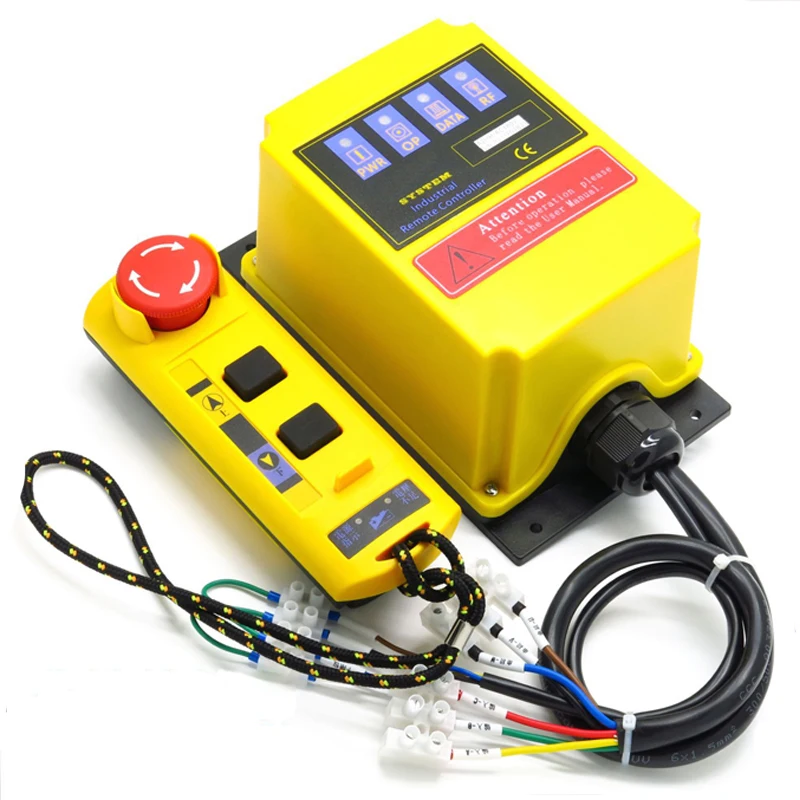 

A2HH electric hoist a direct type industrial remote control switch 220v built-in contactor with emergency stop