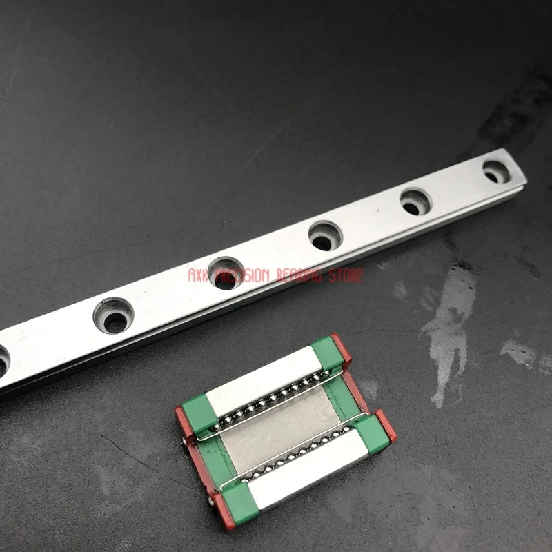 Linear Rail Cnc Router Parts AXK 15mm Linear Guide Mgn15 L=450mm Rail Way + Mgn15c Or Mgn15h Long Carriage For Cnc X Y Z Axis