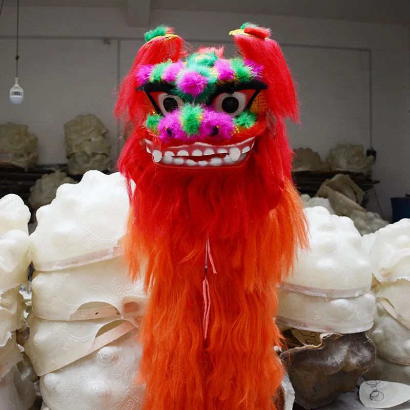 Lion Dance Costume Equipment Northern Performance Lion Dance Costume Cheap Single lion dancing for kids children adult wholesale