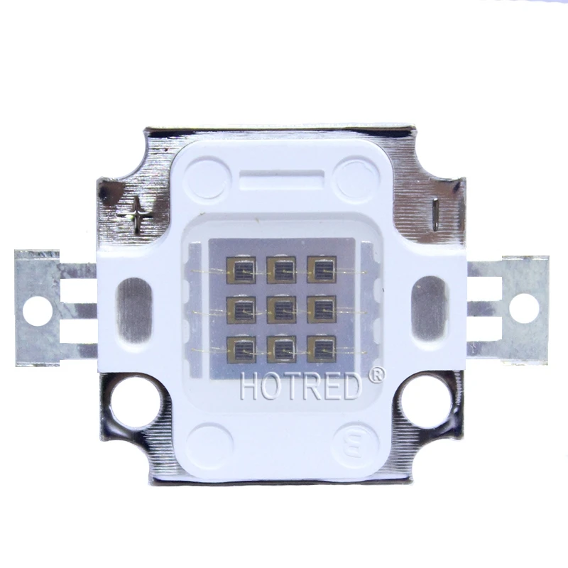 Chip LED infrarrojo de alta potencia, emisor de luz COB, 850nm, 940nm, 10W, 20W, 30W, 50W, 100W, 850nm, 940 nm, cámara CCTV de visión nocturna