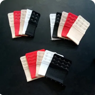 Imagen 1 del producto Correa extensora de sujetador para mujer, 2 filas, 3 filas, 4 filas, ropa íntima Ajustable, sujetador alargado, hebilla de gancho, cinturón de extensión de sujetador, 1 ud., 2021