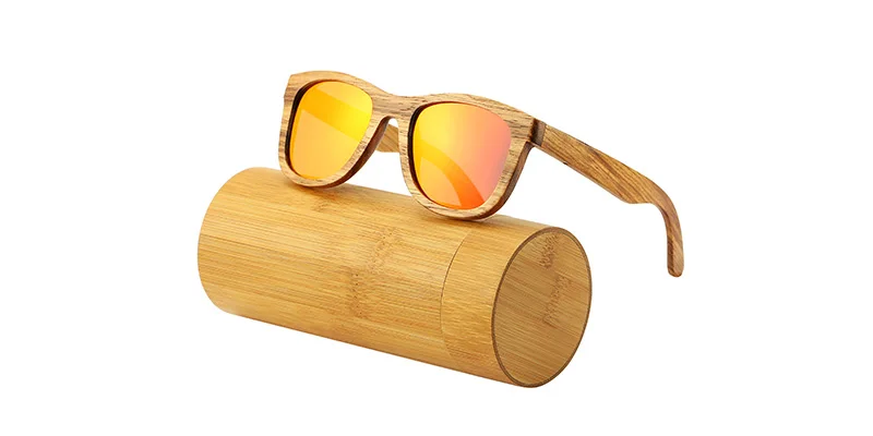 Een Swallow Retro Gepolariseerde Zebra Hout Zonnebril UV400 Luxe Brand Design Zonnebril Mannen Handgemaakte Houten Zonnebril Vrouwen