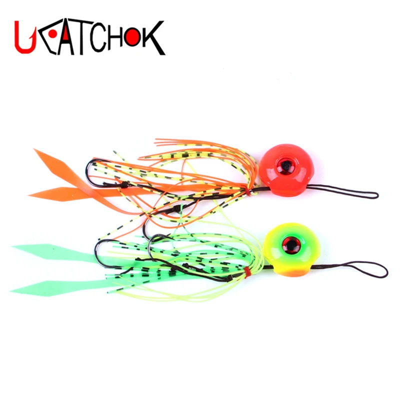 

1pcs/pack Inchiku blackfish fishing twin jigging 95g 85g 65g 45g 35g hook attached lead jig beard BASS fishing Silicone Skirt