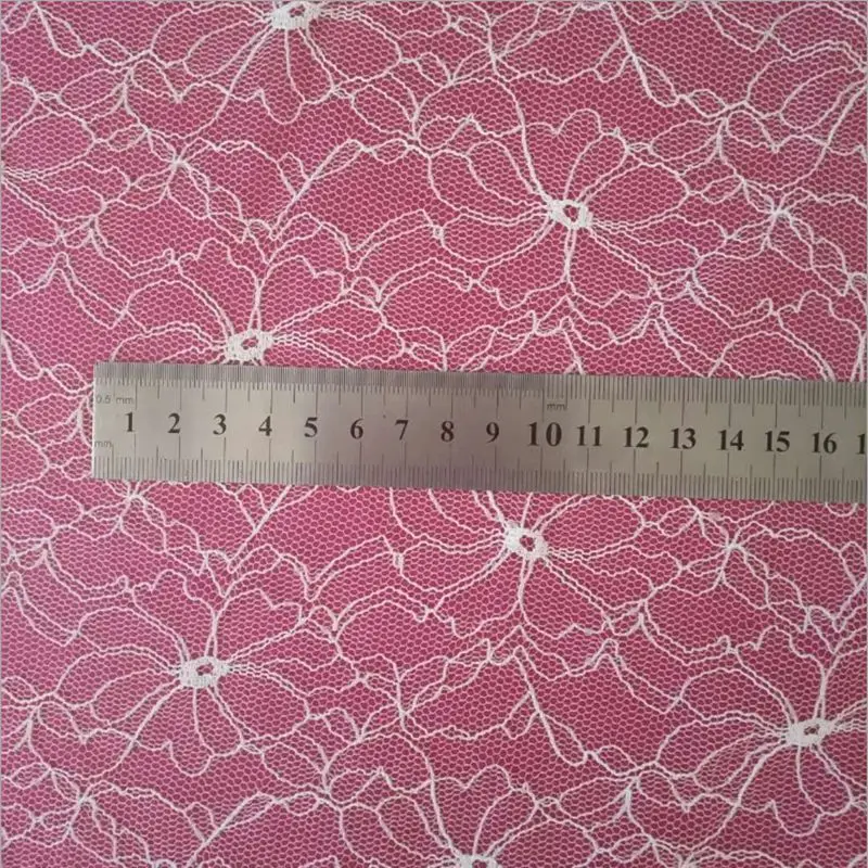 Black Mesh Fabric Decorative Mesh Fabric 100% Polyester Jacquard Tulle Fabric For Women Dress 50*150cm/Piece TJ0360