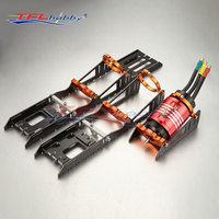 TFL Monocoque Carbon Fiber / Epoxy Motor Mounting for 36/40 series Brushless motor for RC boat  Motor ESC Servo All in One