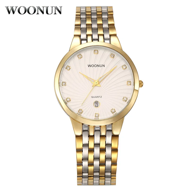 2020 Luxury Men Gold Watch Top Brand Luxury strass Diamond Watches For Men orologio in acciaio inossidabile Quartz reloj para hombre