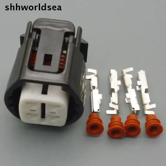 

Shhworldsea 4PIN 4Way CAR sensor plug Waterproof socket SQUARE PLUG ALTERNATOR Regulator Repair Harness CONNECTOR 6189-0694