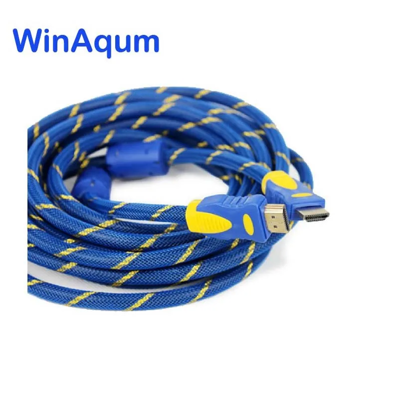 WinAqum HDMI A Type Cable HDMI Standard M/M 4k 3D Line 30cm Short Cable WA-HD-6033