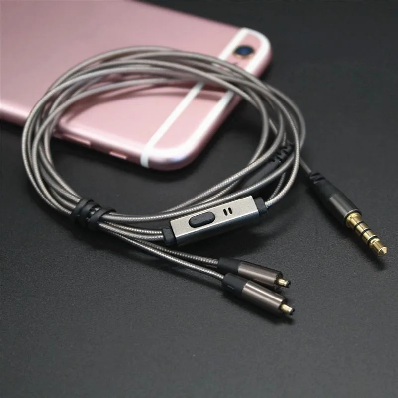 Nâng cấp Thay Thế cho X3 Irock A8 VJJB N1 Tai Nghe Tai Nghe Cáp Dây Có Mic Điều Chỉnh Âm Lượng cho Android iPhone MP3