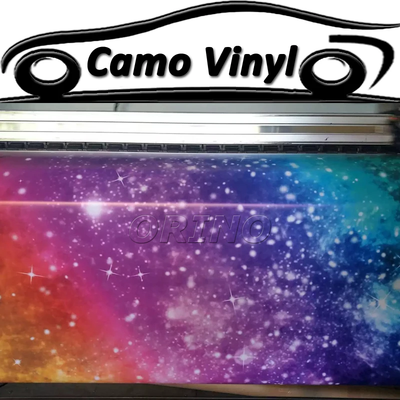 Hot Sale Auto Motorcycle Truck Car Body Wrapping Covers Glossy Starry Galaxy Star Vinyl Wrap Sticker Film Air Bubble Free