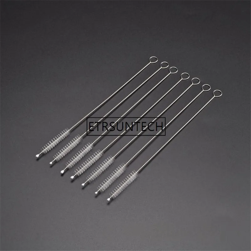 

1000pcs 175mm 20mm 240mm Straw Cleaning Brush Stainless Steel Wash Drinking Pipe Straw Spiral Soft Hair Brushes Brush Cleaner