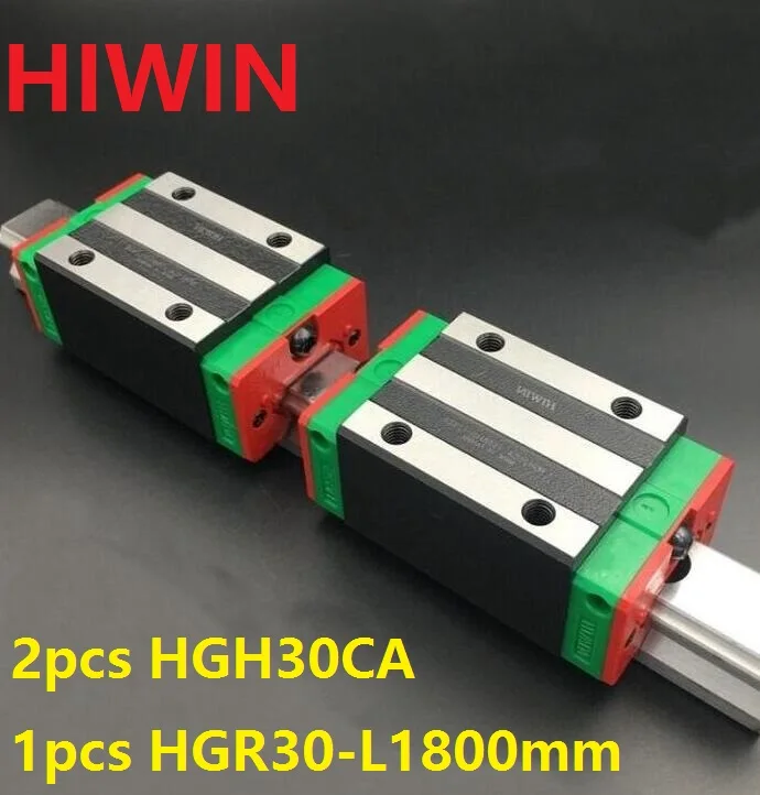 

1pcs 100% original Hiwin linear rail HGR30 -L 1800mm + 2pcs HGH30CA linear narrow block for cnc router