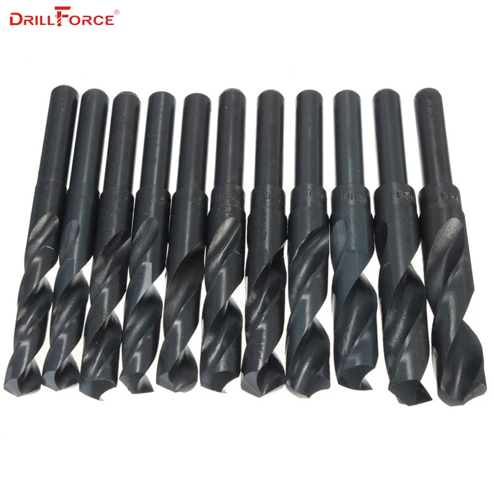 1PC 41mm-50mm Reduced Shank HSS Twist Drill Bit (41/42/43/44/45/46/47/48/49/50mm)